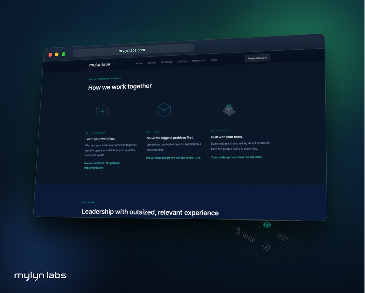 Mylyn Labs partnership process presentation